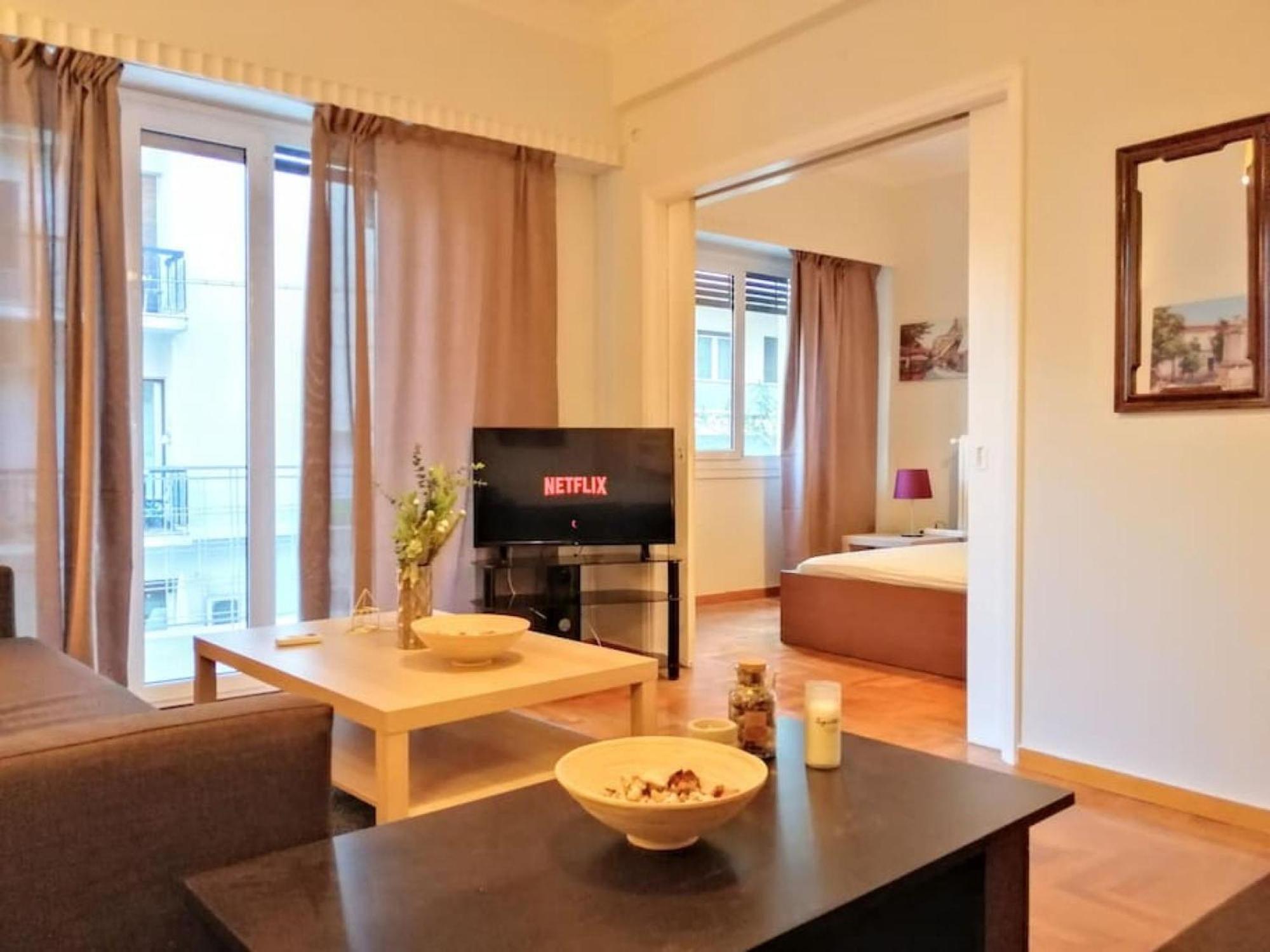 Comfortable Apartment In Acropolis Atenas Exterior foto